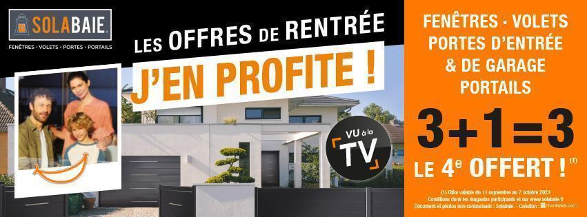 Promotion Menuiseries, Les offres de Rentrée 2023