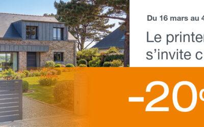 Promotion Menuiseries, Les offres de printemps